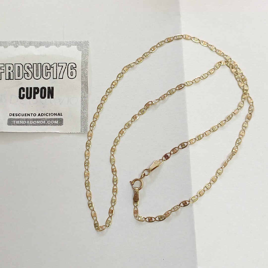 CADENA ORO COMBINADO 10 K 2.2 GRMS (SEMINUEVO)