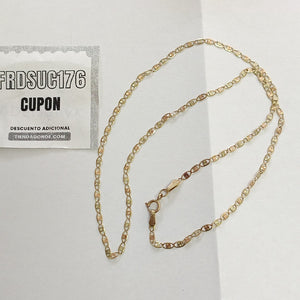 CADENA ORO COMBINADO 10 K 2.2 GRMS (SEMINUEVO)