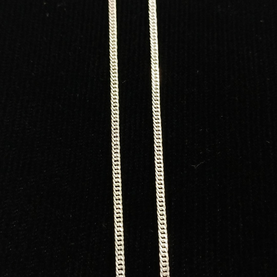 CADENA BARBADA PLATA .925 50 CM 4.12 GR (NUEVO)