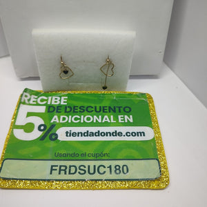 ARETES PAR ORO 14 K 1,50 GRMS (SEMINUEVO)