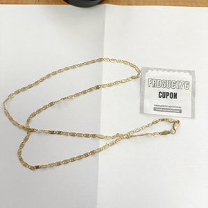 CADENA ORO, ORO COMBINADO 10 K 6.7 GRMS (SEMINUEVO)