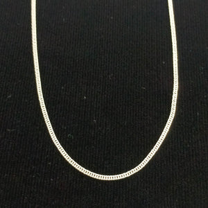 CADENA BARBADA PLATA .925 50 CM 4.12 GR (NUEVO)