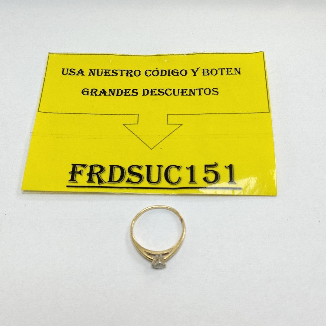 SOLITARIO ORO 14 K 2 GRMS (SEMINUEVO)