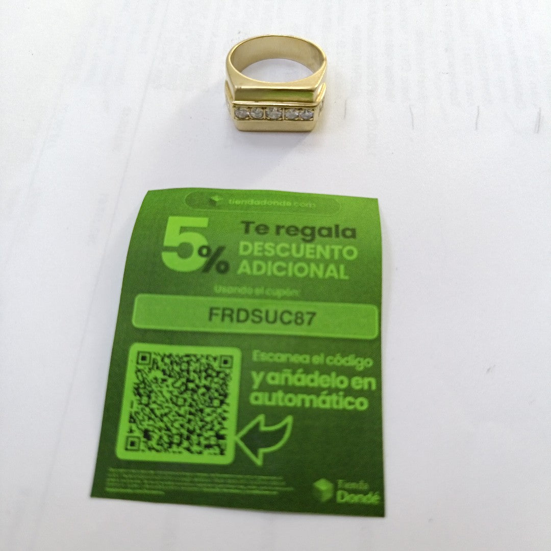 ANILLO ORO 14 K 11.3 GRMS (SEMINUEVO)