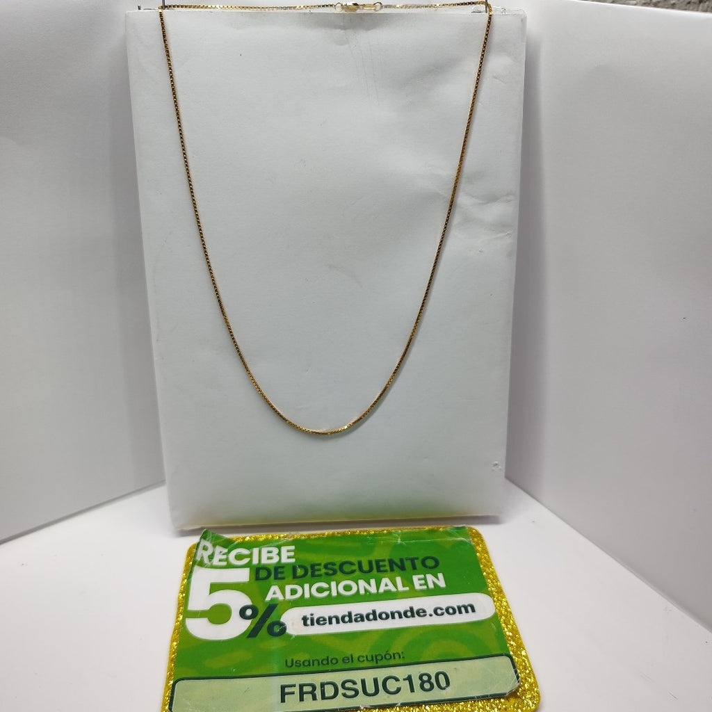 CADENA ORO 14 K 3,60 GRMS (SEMINUEVO)