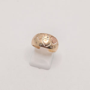 ANILLO ORO,RODIADO 10 K 3,00 GRMS (SEMINUEVO)