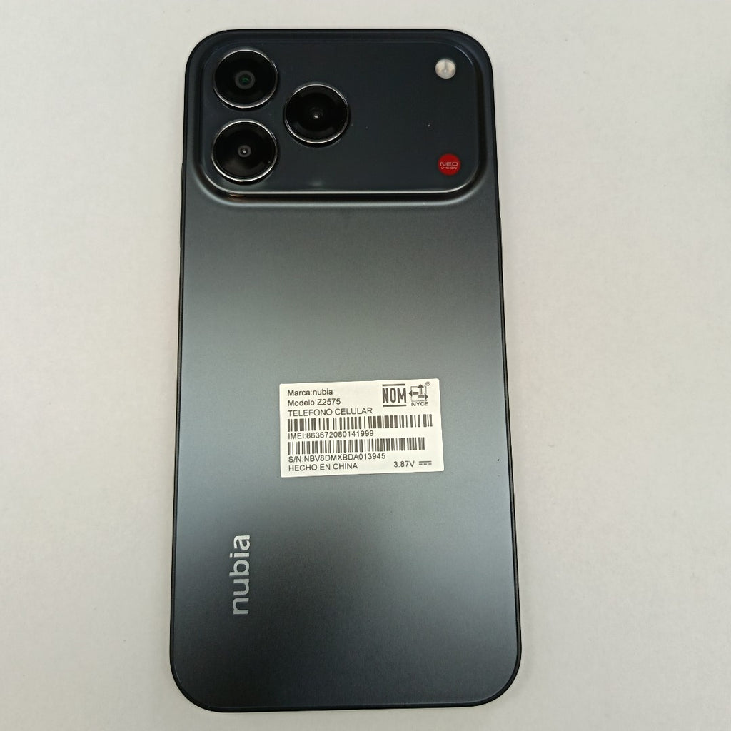 CELULAR NUBIA V80 DESING Z2575 (2025) 256 GB 8 GB RAM (SEMINUEVO)