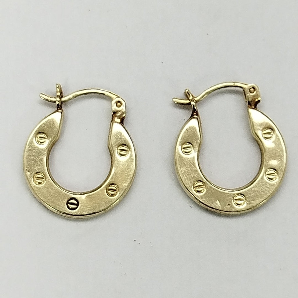 ARRACADAS PAR ORO 10 K 1,40 GRMS (SEMINUEVO)