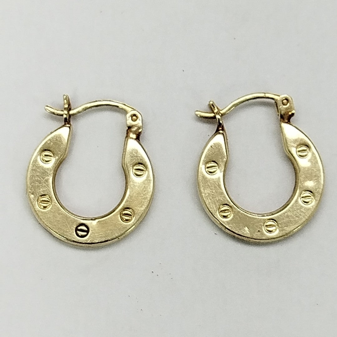 ARRACADAS PAR ORO 10 K 1,40 GRMS (SEMINUEVO)