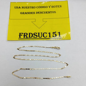 CADENA ORO 14 K 1.9 GRMS (SEMINUEVO)