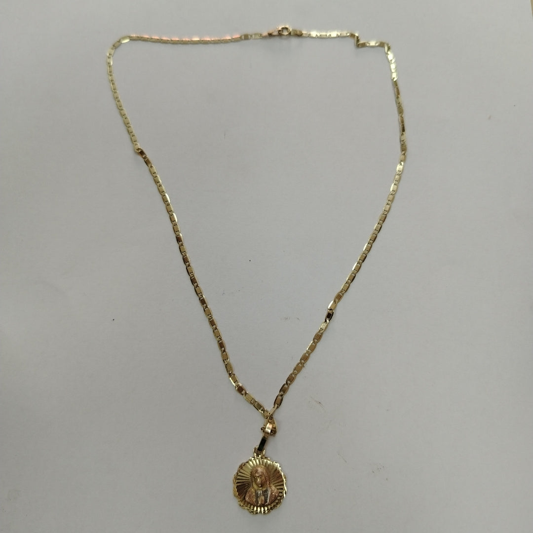 CADENA ORO, ORO COMBINADO 10 K 3.5 GRMS (SEMINUEVO)