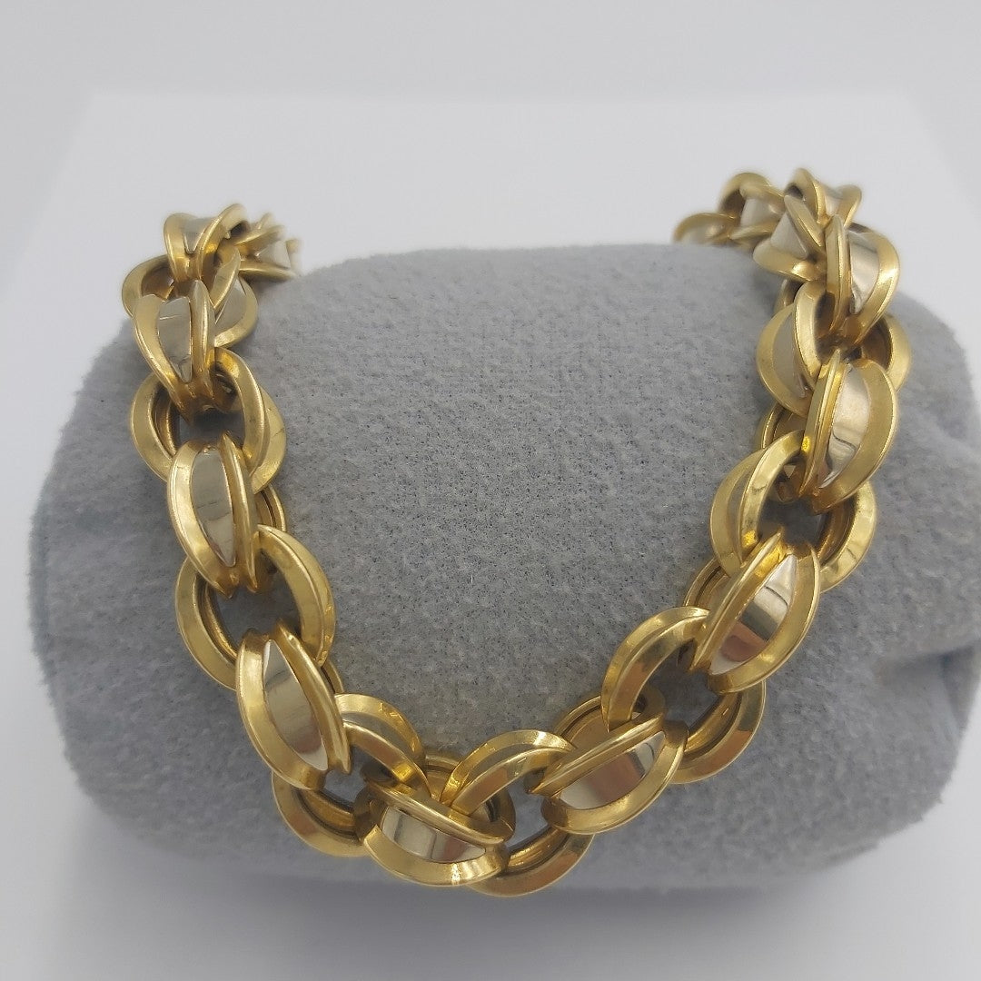 CADENA ORO COMBINADO 18 K 66,00 GRMS (SEMINUEVO)