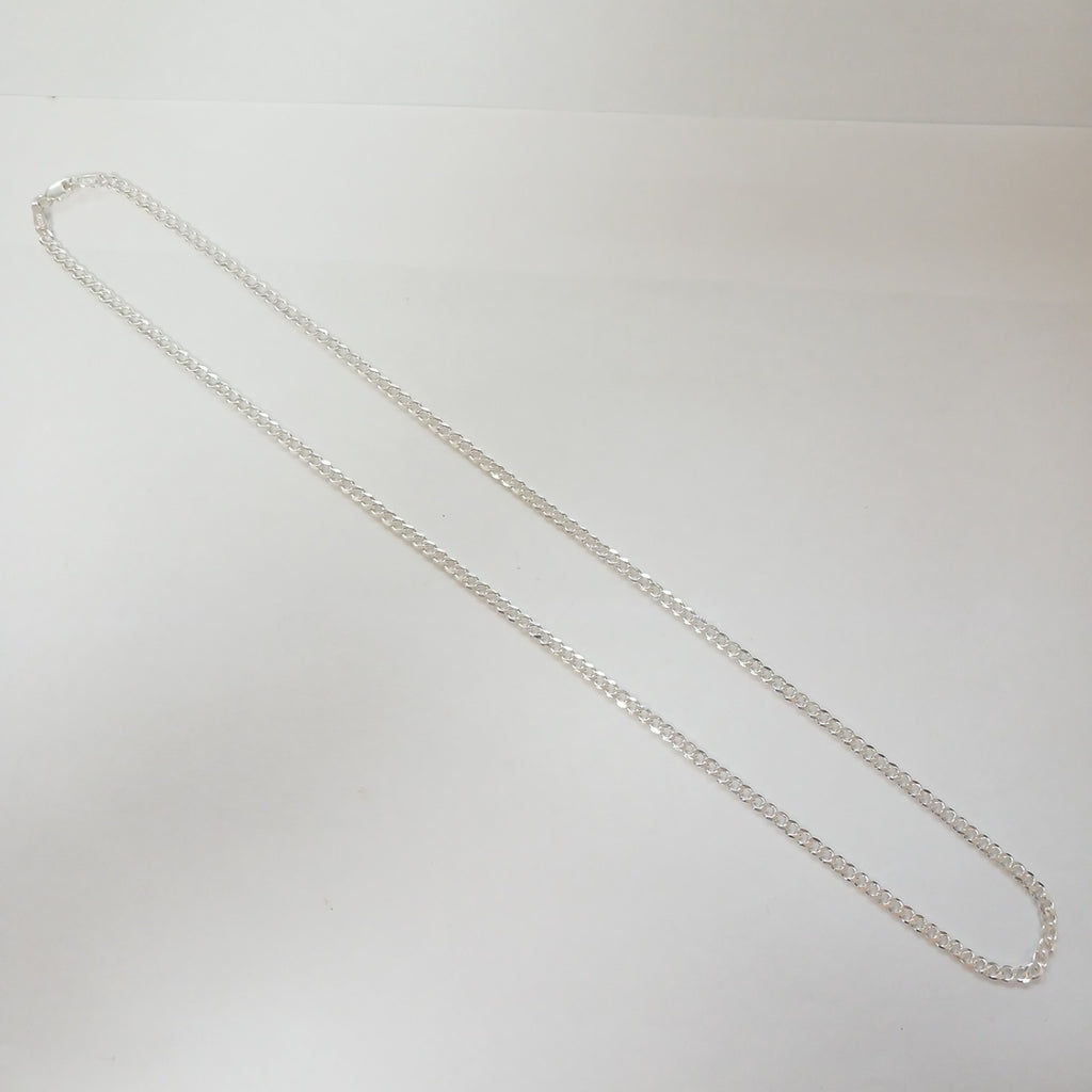 CADENA BARBADA PLATA .925 55 CM 8.52 GR (NUEVO)