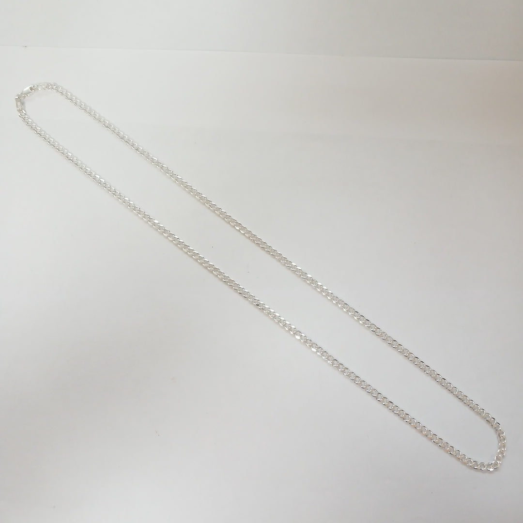 CADENA BARBADA PLATA .925 55 CM 8.52 GR (NUEVO)