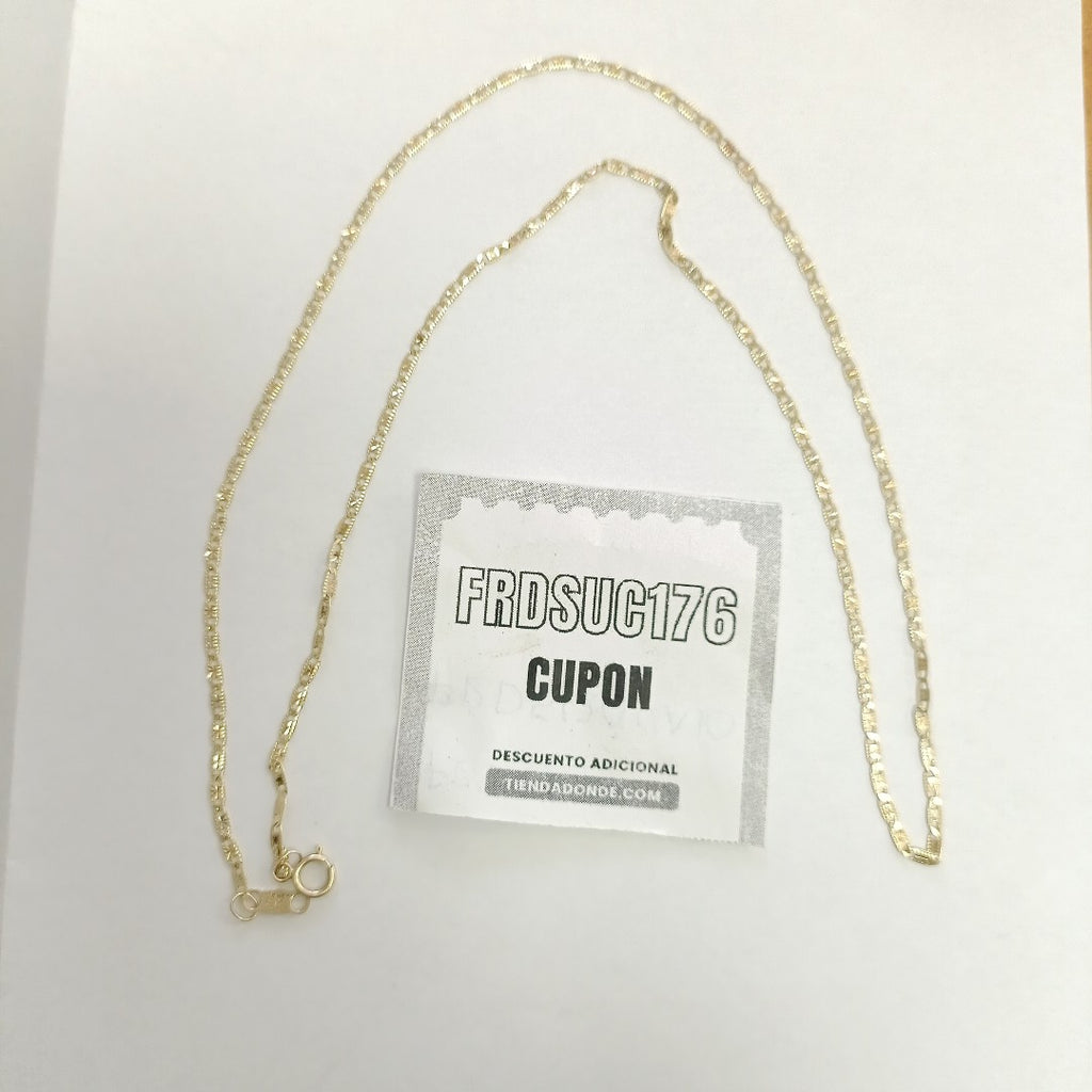 CADENA ORO COMBINADO 10 K 2.3 GRMS (SEMINUEVO)