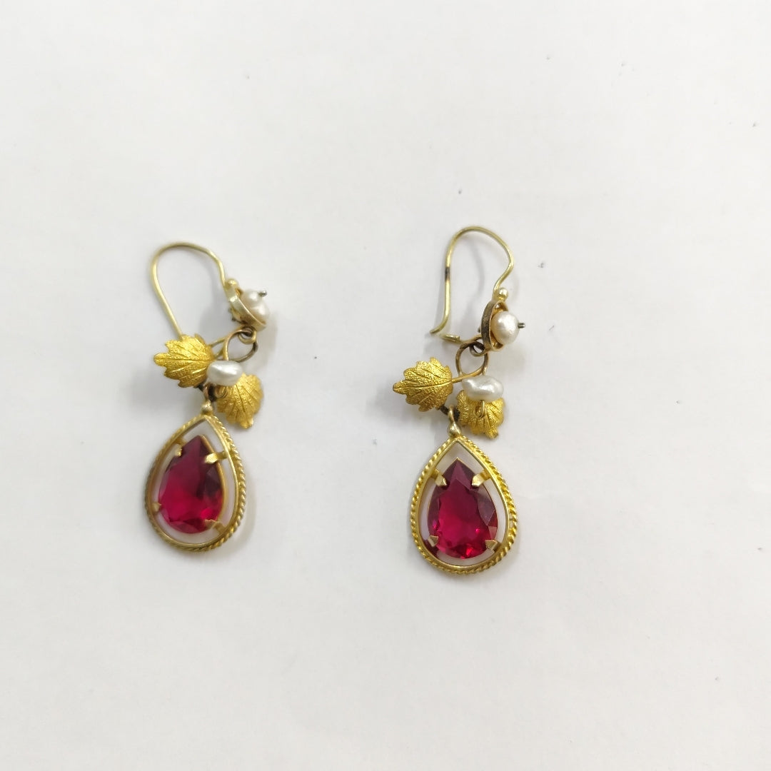ARETES PAR ORO 8 K 6.7 GRMS (SEMINUEVO)