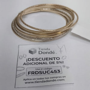 SEMANARIO DE PULSERAS ORO 10 K 13.2 GRMS (SEMINUEVO)