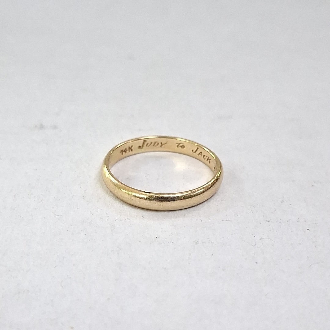 ARGOLLA ORO 14 K 3.2 GRMS (SEMINUEVO)