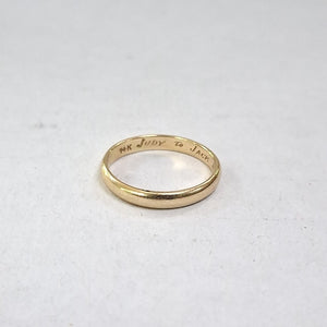 ARGOLLA ORO 14 K 3.2 GRMS (SEMINUEVO)