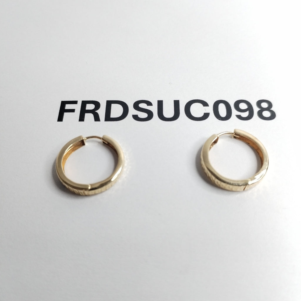 ARRACADAS PAR ORO 14 K 1.7 GRMS (SEMINUEVO)