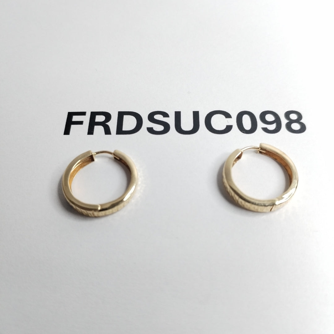 ARRACADAS PAR ORO 14 K 1.7 GRMS (SEMINUEVO)