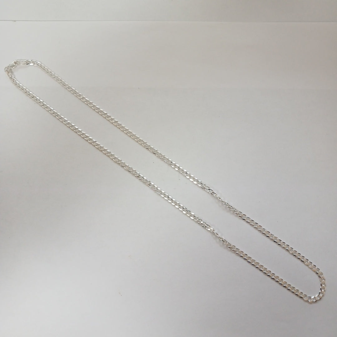 CADENA BARBADA PLATA .925 50 CM 6.92 GR (NUEVO)