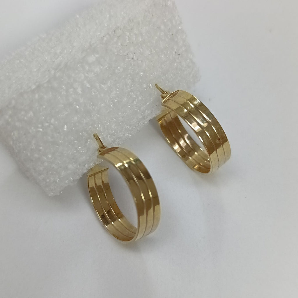 ARRACADAS PAR ORO 14 K 4.3 GRMS (SEMINUEVO)
