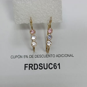 ARETES PAR ORO 8 K 3.6 GRMS (SEMINUEVO)