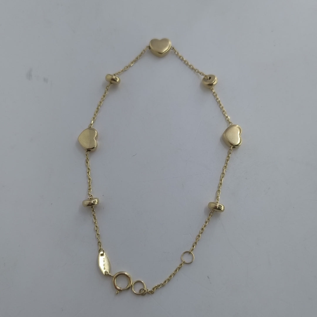 PULSERAS DAMA ORO 14K 1.3 (NUEVO)
