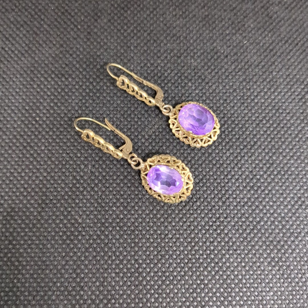 ARETES PAR ORO 14 K 4.7 GRMS (SEMINUEVO)