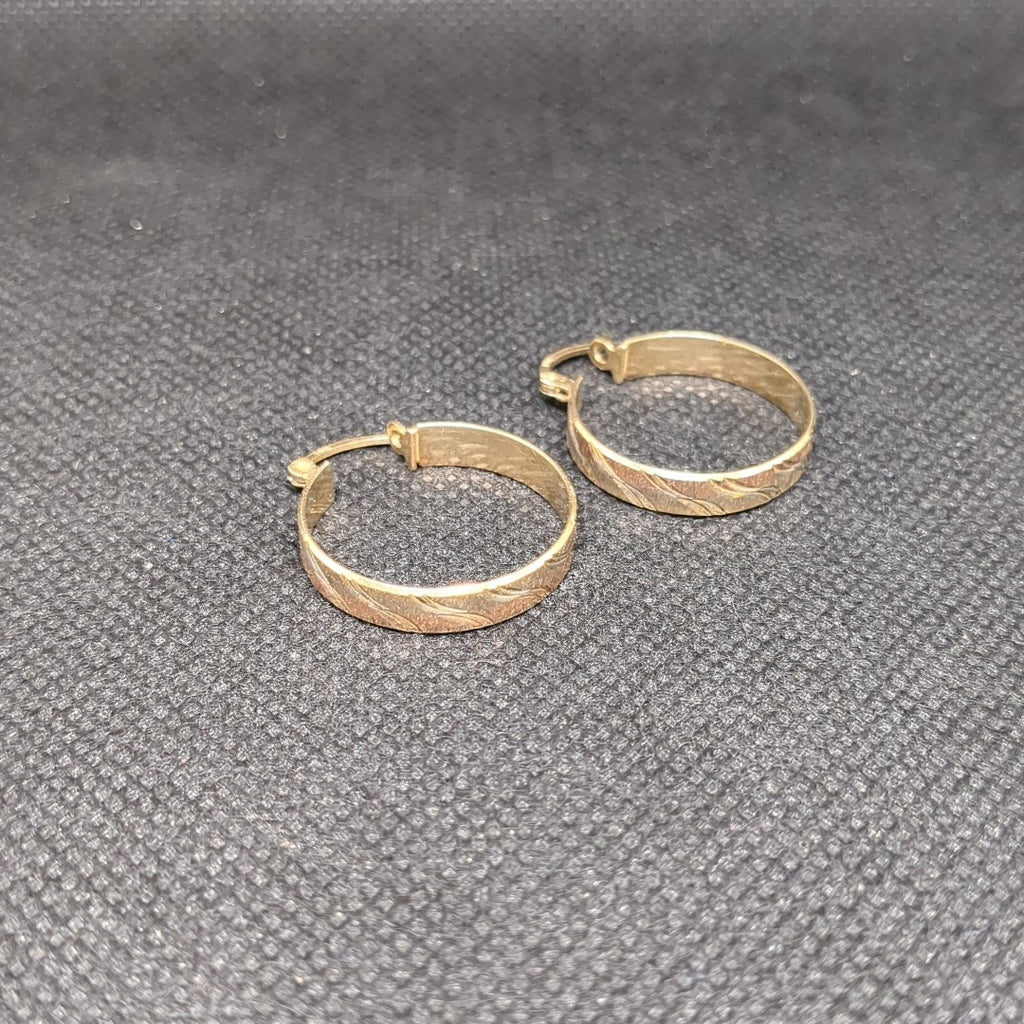 ARRACADAS PAR ORO 14 K 4.4 GRMS (SEMINUEVO)