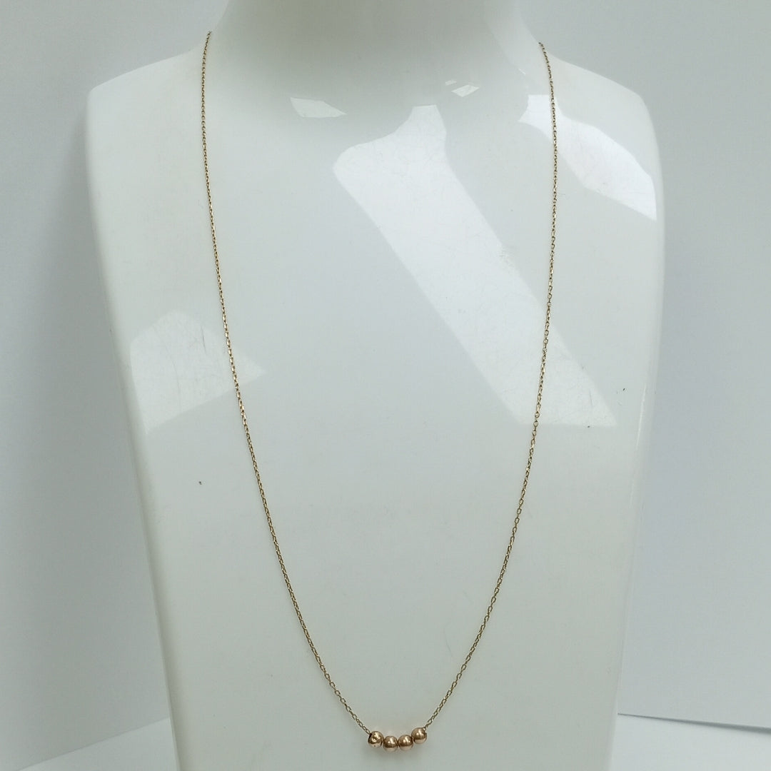 GARGANTILLA ORO 14 K 1.1 GRMS (SEMINUEVO)