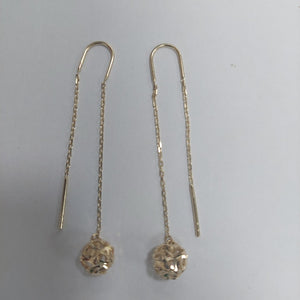 BROQUELES ORO 14K 1.6 (NUEVO)