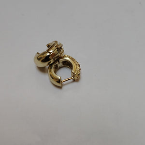 ARETES PAR ORO BLANCO 18 K 9,50 GRMS (SEMINUEVO)