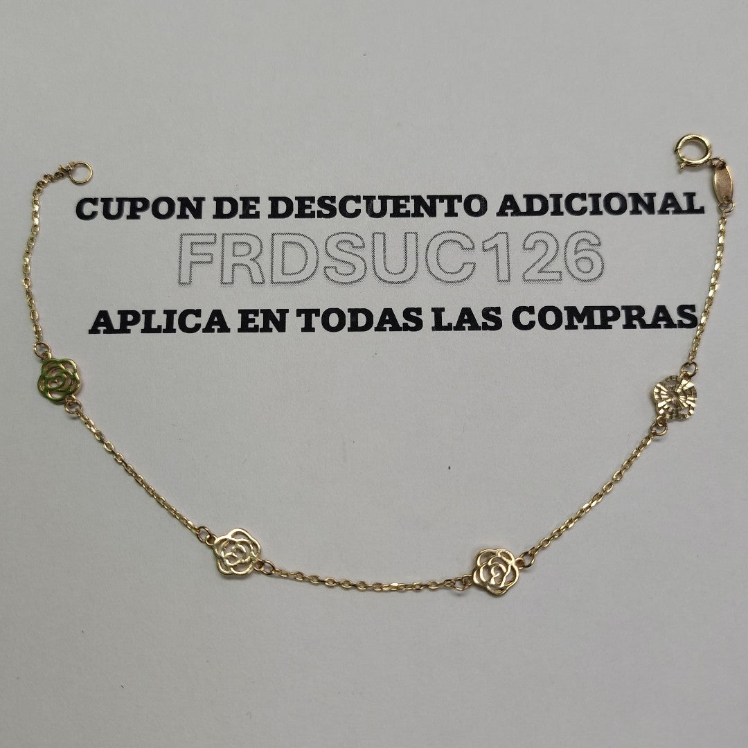 PULSERAS DAMA ORO 14K 1.2 (NUEVO)