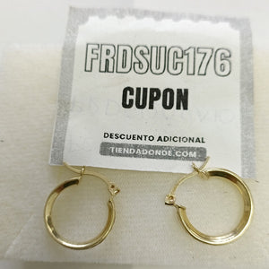 ARETES PAR ORO 10 K 1.8 GRMS (SEMINUEVO)
