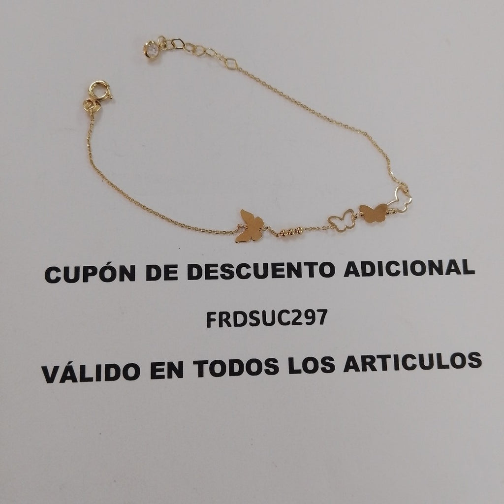 PULSERAS DAMA ORO 14K 1.1 (NUEVO)