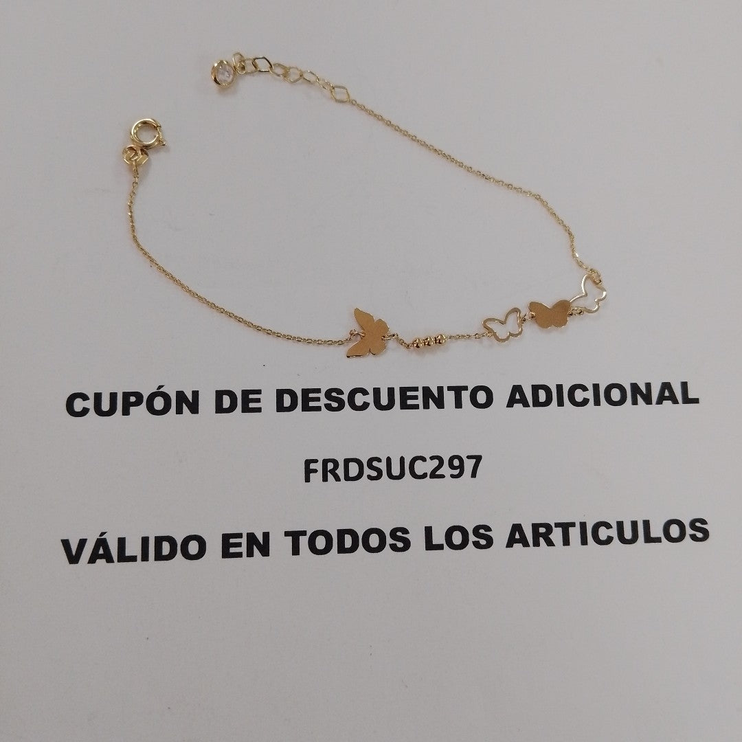 PULSERAS DAMA ORO 14K 1.1 (NUEVO)