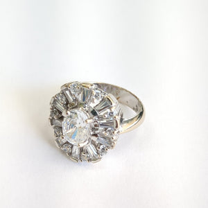 ANILLO ORO BLANCO 14 K 7.6 GRMS (SEMINUEVO)