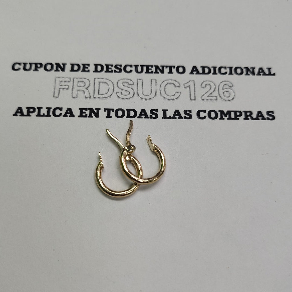 ARRACADAS ORO 14K 1.2 (NUEVO)