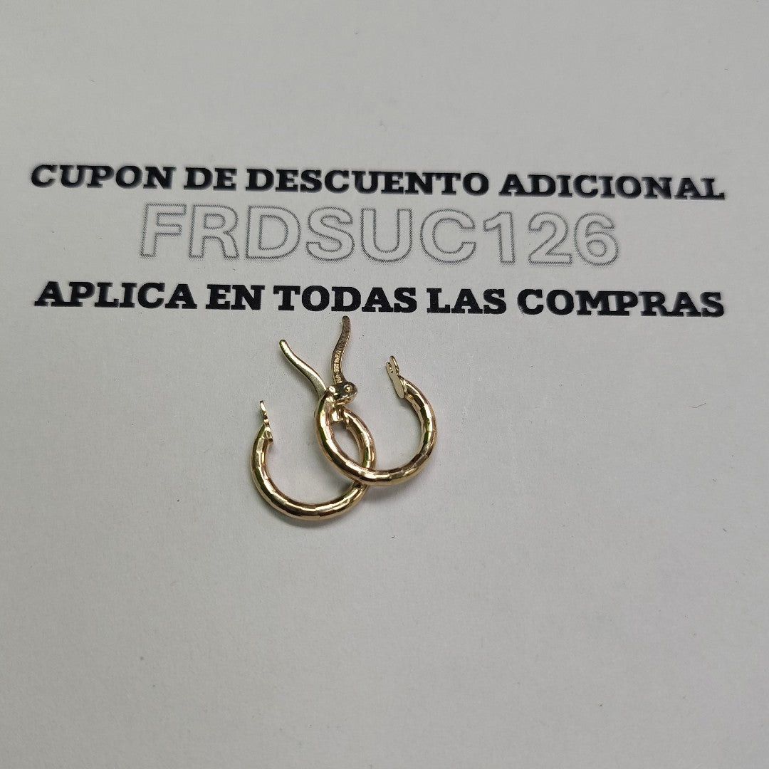 ARRACADAS ORO 14K 1.2 (NUEVO)