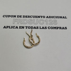 ARRACADAS ORO 14K 1.2 (NUEVO)