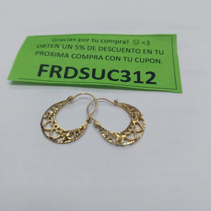 ARRACADAS PAR ORO 10 K 1.4 GRMS (SEMINUEVO)