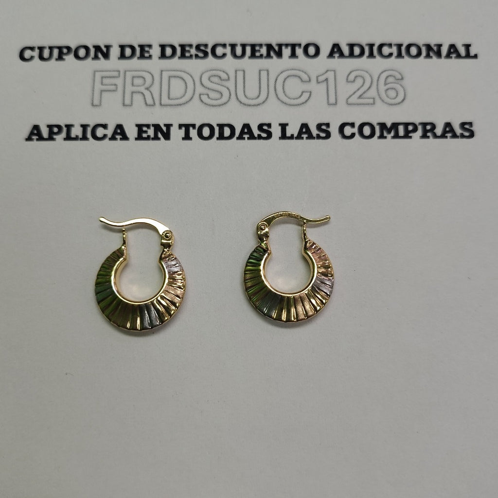 ARRACADAS ORO 14K 1.7 (NUEVO)