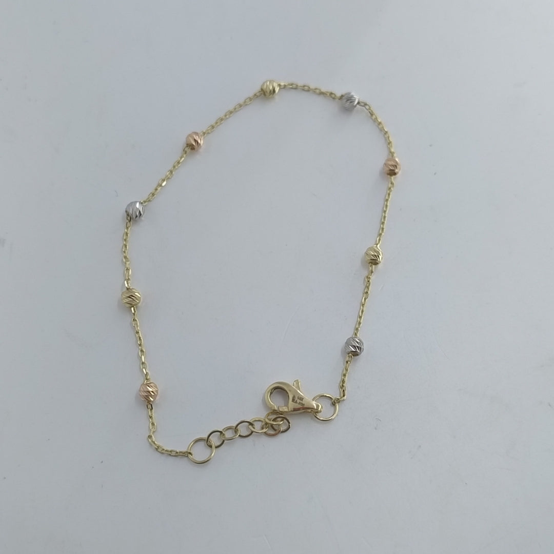 PULSERAS DAMA ORO 14K 1.2 (NUEVO)