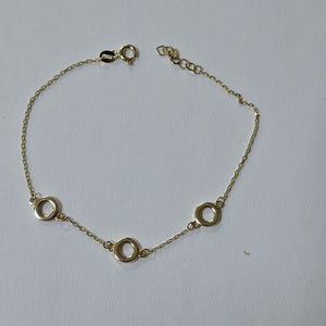 PULSERAS DAMA ORO 14K 1.3 (NUEVO)