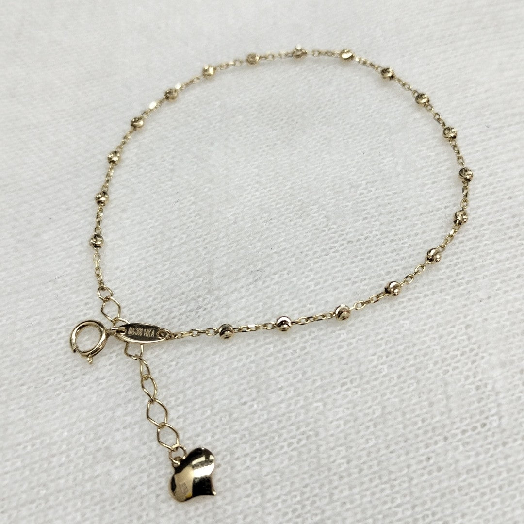PULSERAS DAMA ORO 14K 1.1 (NUEVO)