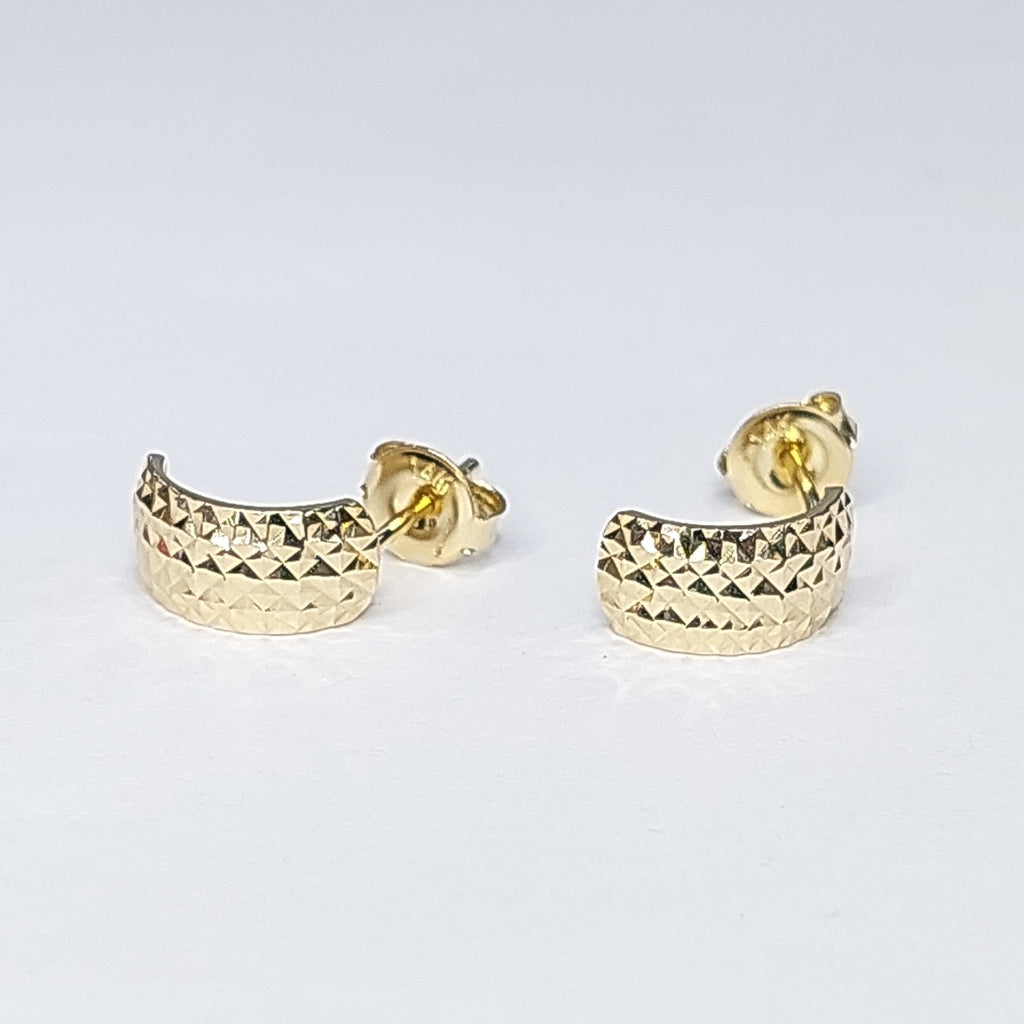 BROQUELES ORO 14K 1.8 (NUEVO)