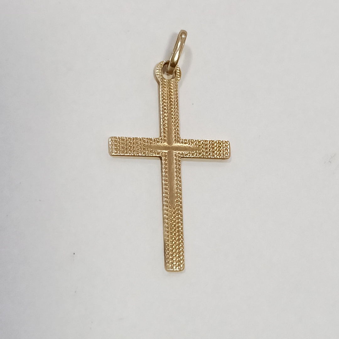 CRUZ, DIJE ORO 14 K 1.1 GRMS (SEMINUEVO)