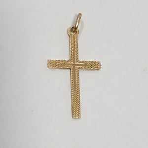 CRUZ, DIJE ORO 14 K 1.1 GRMS (SEMINUEVO)